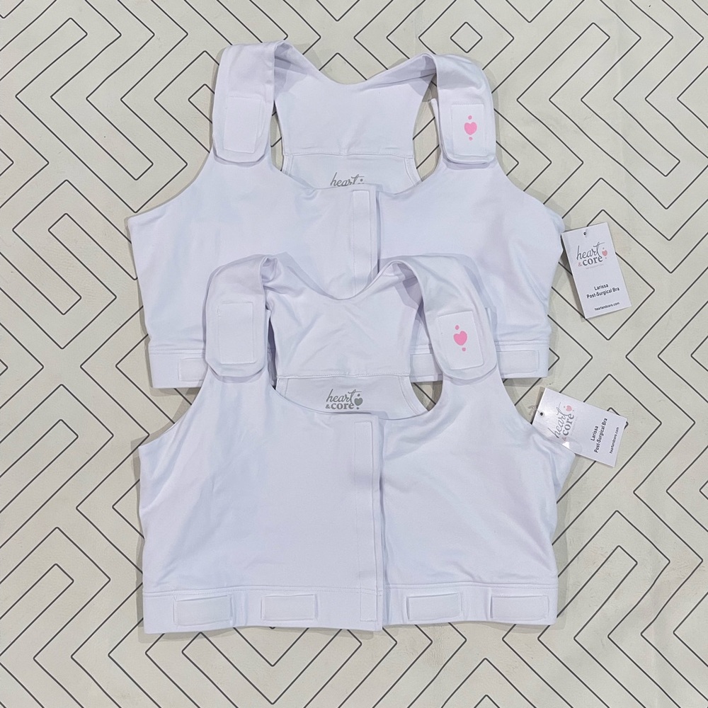 Bundle of NWT Heart & Core Post Surgical Bras